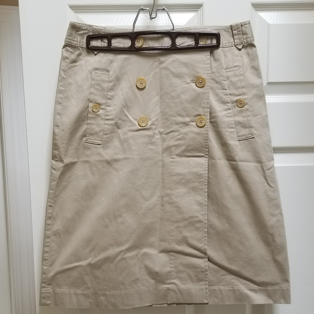 Tall 8 trench coat style skirt